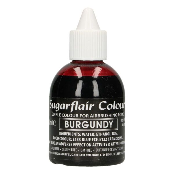 Sugarflair Burgundy Airbrush Farbe 60ml