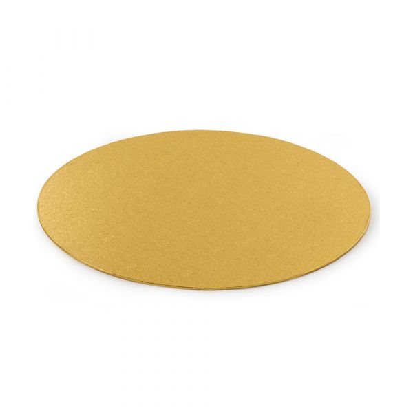 Cakeboard/Tortenplatte - gold - Rund - 30cm - 4mm dick