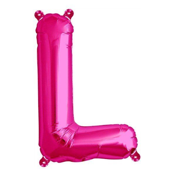 Folienballon - "L" - Pink - 86cm