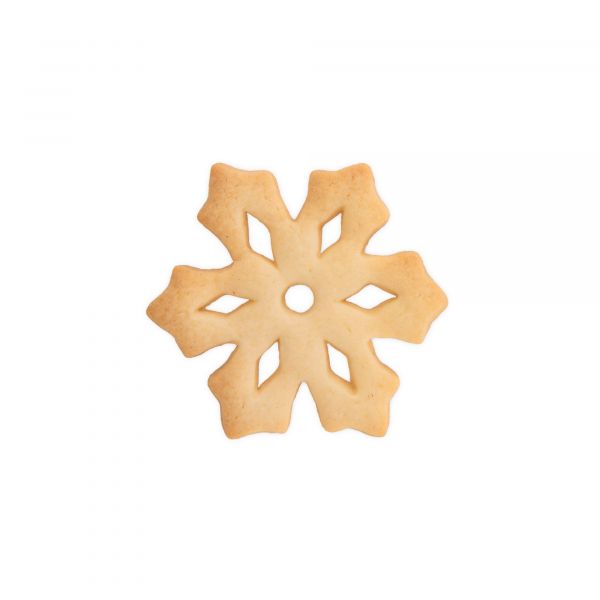 Ausstecher mit Ausstanzungen - Weihnachten - Eiskristall - 8x2.5cm
