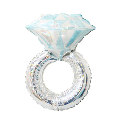 Folienballon - Hochzeit/Wedding - Diamantring - Mini - 23x35cm