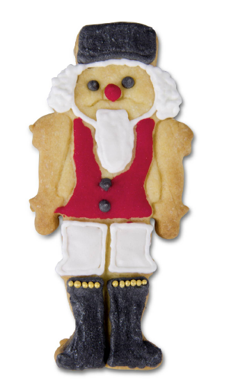 Ausstecher - Edelstahl - Nussknacker - 10cm