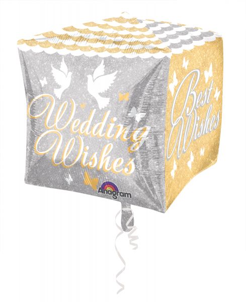 Folienballon - Hochzeit/Wedding - Wedding Wishes - 38cm