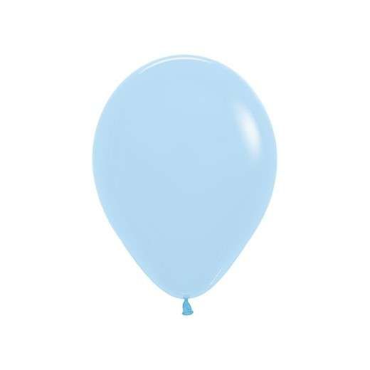 Profi-Latexballon - Pastel Matt Blau - 12cm