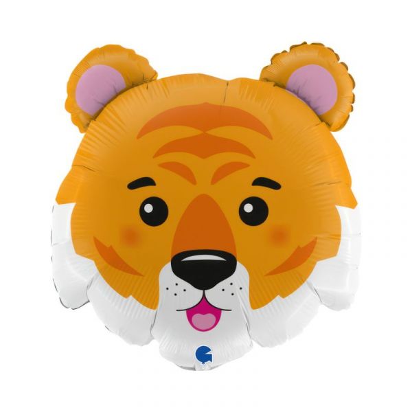 Folienballon - Tiger - Kopf -56cm