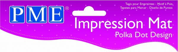 PME Impression Mat Polka Dot / Prägematte Punkte