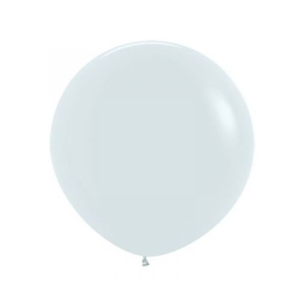 Profi Latexballon - Matt Weiß - 45cm