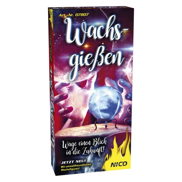 Wachsgießen - 6 extra große Hohlfiguren