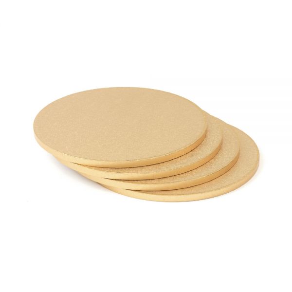 Cakeboard/Tortenplatte -Rund- gold - 30cm h1.2cm
