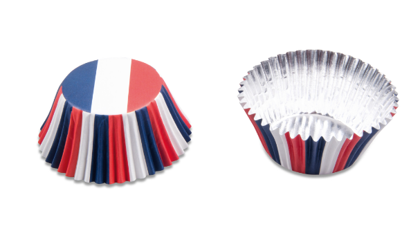 Cupcake/Muffin Förmchen - Frankreich - 50 Stück