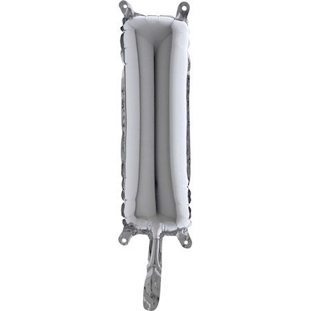 Folienballon - "I" - Silber - 36cm