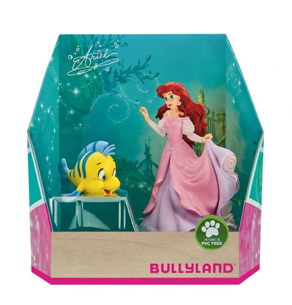Bullyland Figuren Set - Arielle die Meerjungfrau - Prinzessin Arielle / Fabius