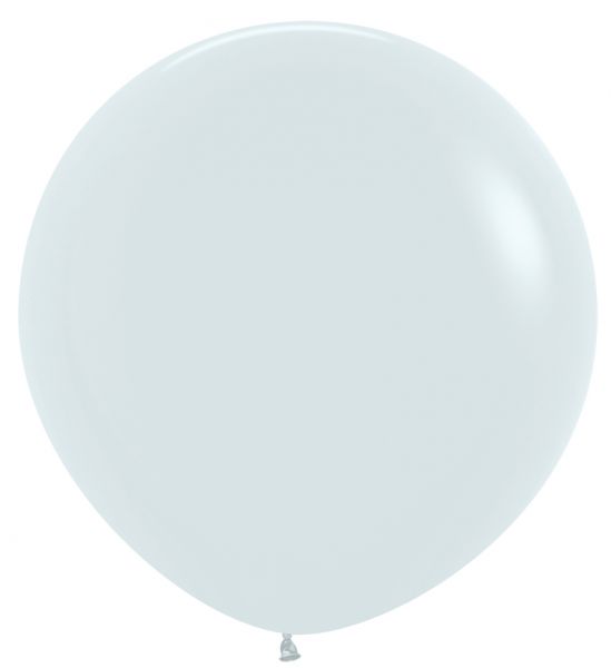 Profi Latexballon - Jumbo - Matt Weiß - 91cm