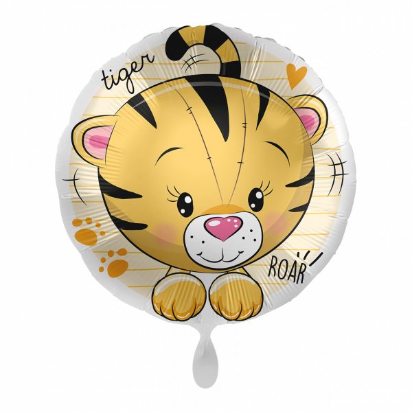 Folienballon- kleiner Tiger-Ø 43cm