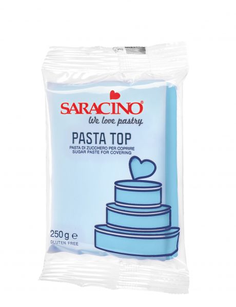 Saracino - Fondant - Pasta Top - Baby Blau - 250g