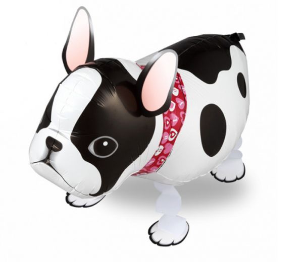 Folienballon - Walking Balloon - Hund/Bulldogge - 53cm