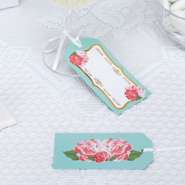 Vintage Eternal Rose Geschenkanhänger 10 Stück