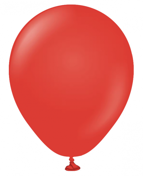 Profi Latexballon - Matt Rot - 12cm