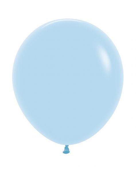 Profi-Latexballon - Pastel Matt Blau - 45cm