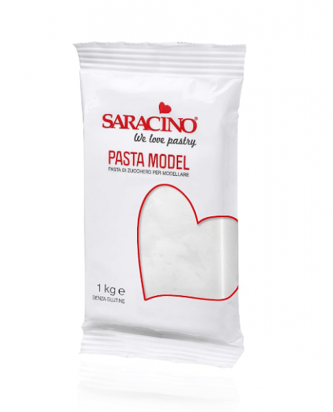 Saracino - Modellierpaste - Pasta Model - Weiß - 1kg