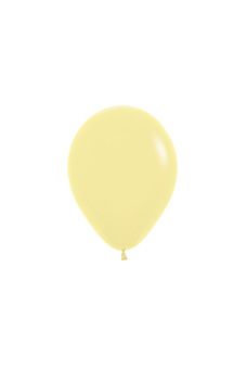 Profi-Latexballon - Pastel Matt Gelb - 12cm