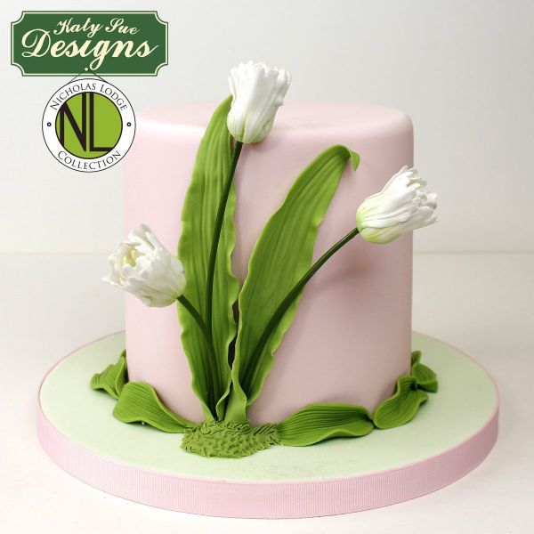 KatySue - Silikonform - Calla - Lilie - Tulpenblatt Veiner