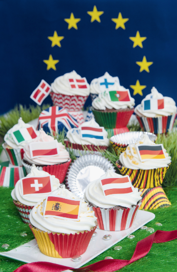 Cupcake/Muffin Förmchen - Portugal - 50 Stück