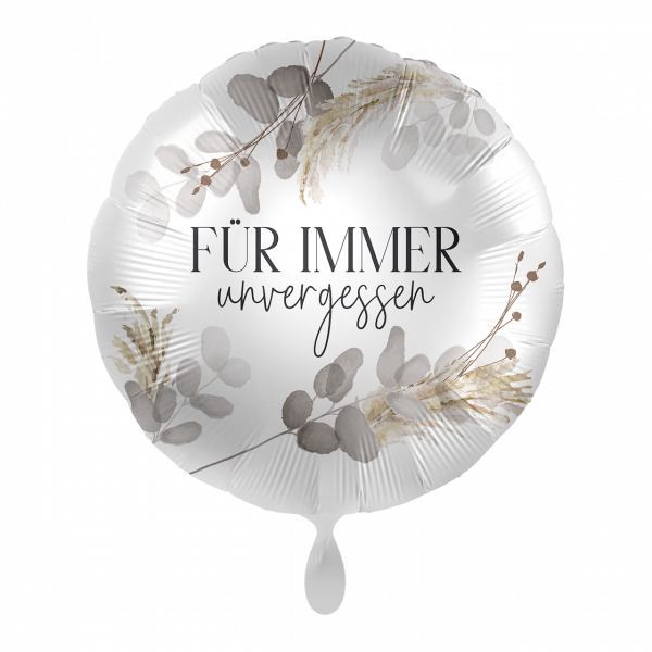 Folienballon-Für immer unvergessen-Ø 43cm