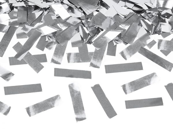 Konfettikanone - Folie - Silber - 40cm