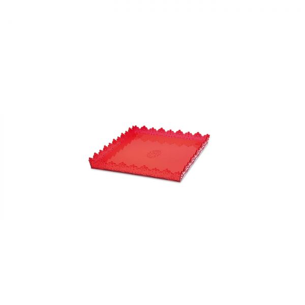 Pavoni Servierplatte -Mignon- 32x26cm rot