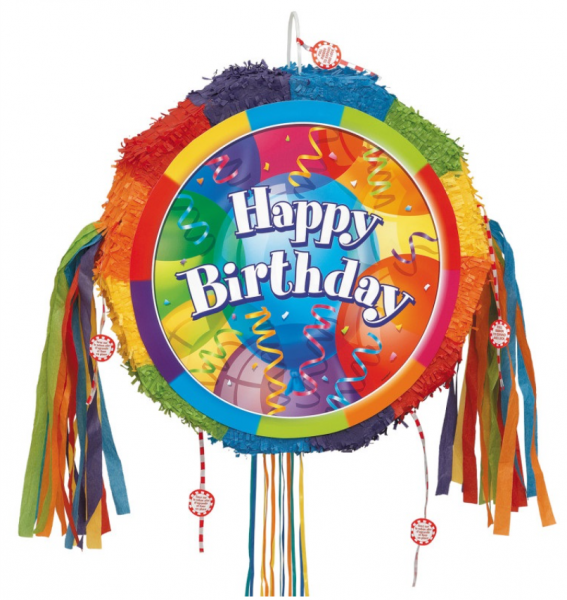Pinata - Happy Birthday - Bunt