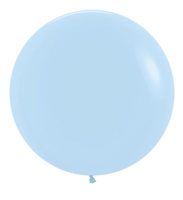 Profi Latexballon / Pastel matt blau - 60cm