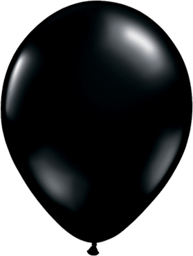 Profi-Latexballon - matt tief Schwarz - 30cm