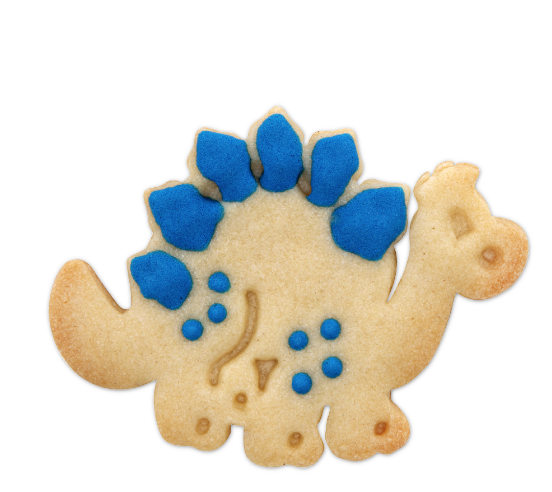 Ausstecher mit Auswurf - Kunststoff - Dinosaurier - 7cm