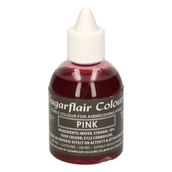 Sugarflair Pink Airbrush Farbe 60ml