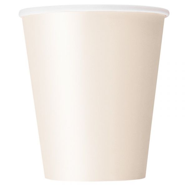 Becher - Papier - Creme - 270ml - 14 Stück