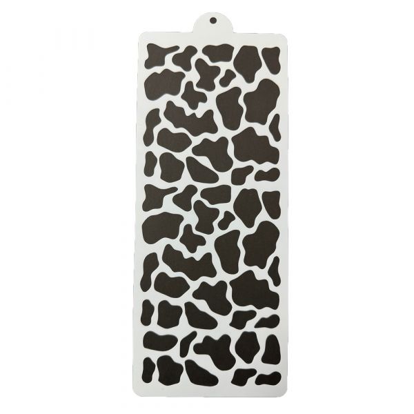 Schablone für Kuchen/Kekse - Kuh Muster - 28x11cm