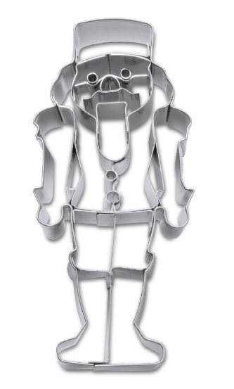 Ausstecher - Edelstahl - Nussknacker - 10cm