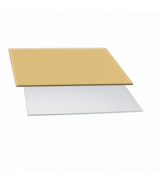 Cakeboard / Tortenplatte - Silber / Gold - 35 x 45 cm - 2mm