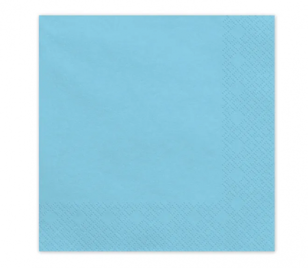 Servietten - Blau - 33x33cm - 20 Stück