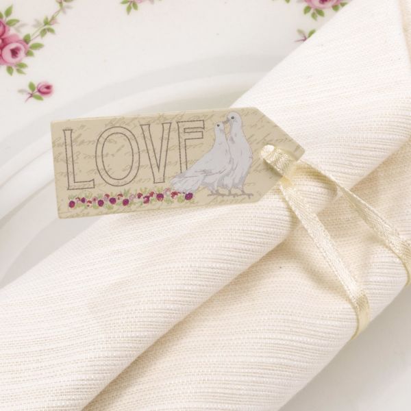 Geschenkanhänger -With Love- 10 Stück