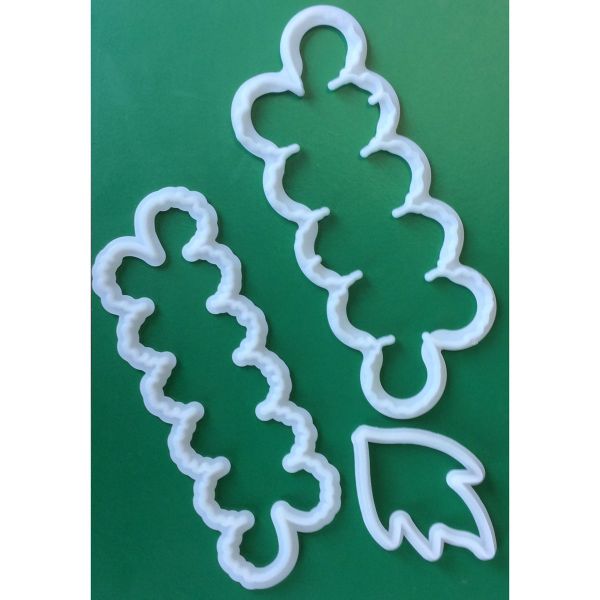 FMM Ausstecher Pfingstrose & Blatt "The Easiest Peony Ever" 3 Teilig