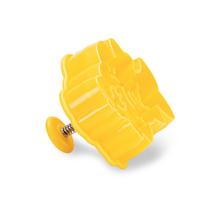 Ausstecher mit Auswurf - Kunststoff - Fisch - 6.5cm