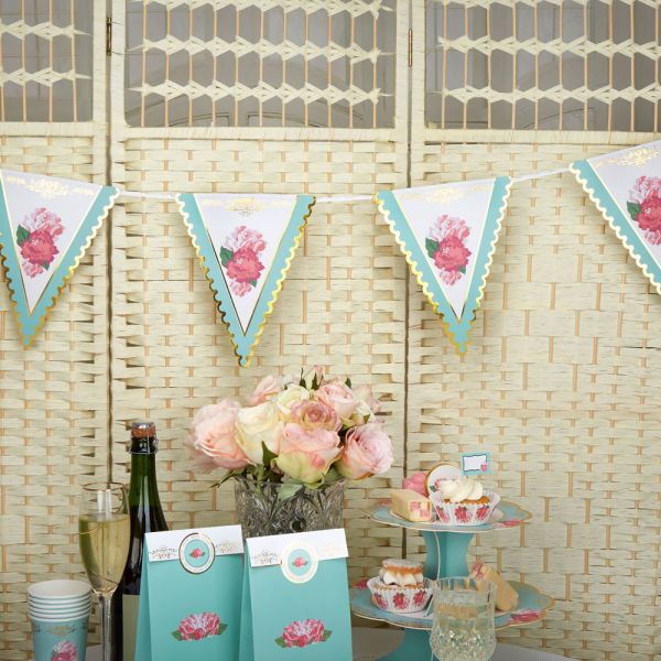 Wimpelgirlande - Vintage Eternal Rose - 3.5m