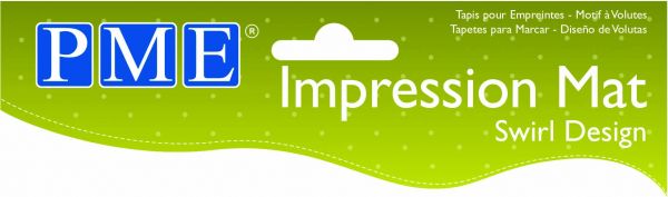 PME Impression Mat Swirl / Prägematte Wirbel