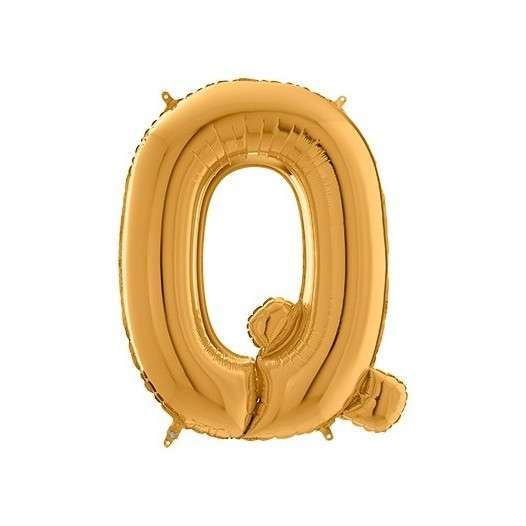 Folienballon - Q - Gold - 66cm