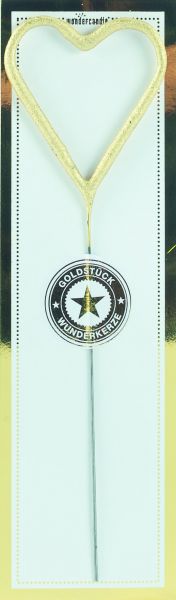 Wunderkerze - Goldstück - Herz