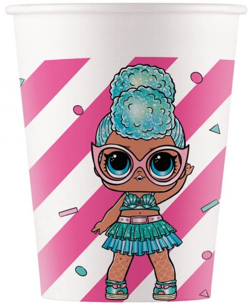Becher - Papier - LOL Surprise! - 200ml - 8 Stück