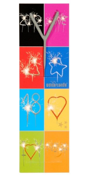 Wunderkerze - Buchstabe - Y