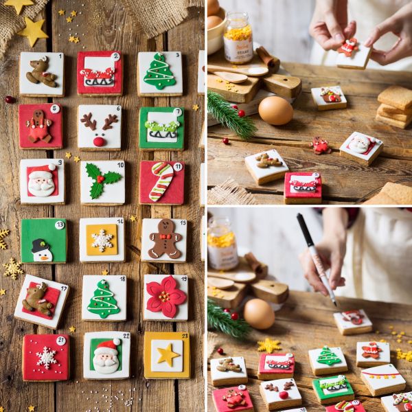 Ausstecher Set Quadrat - 3 Stück - 3.5 - 5 - 7cm